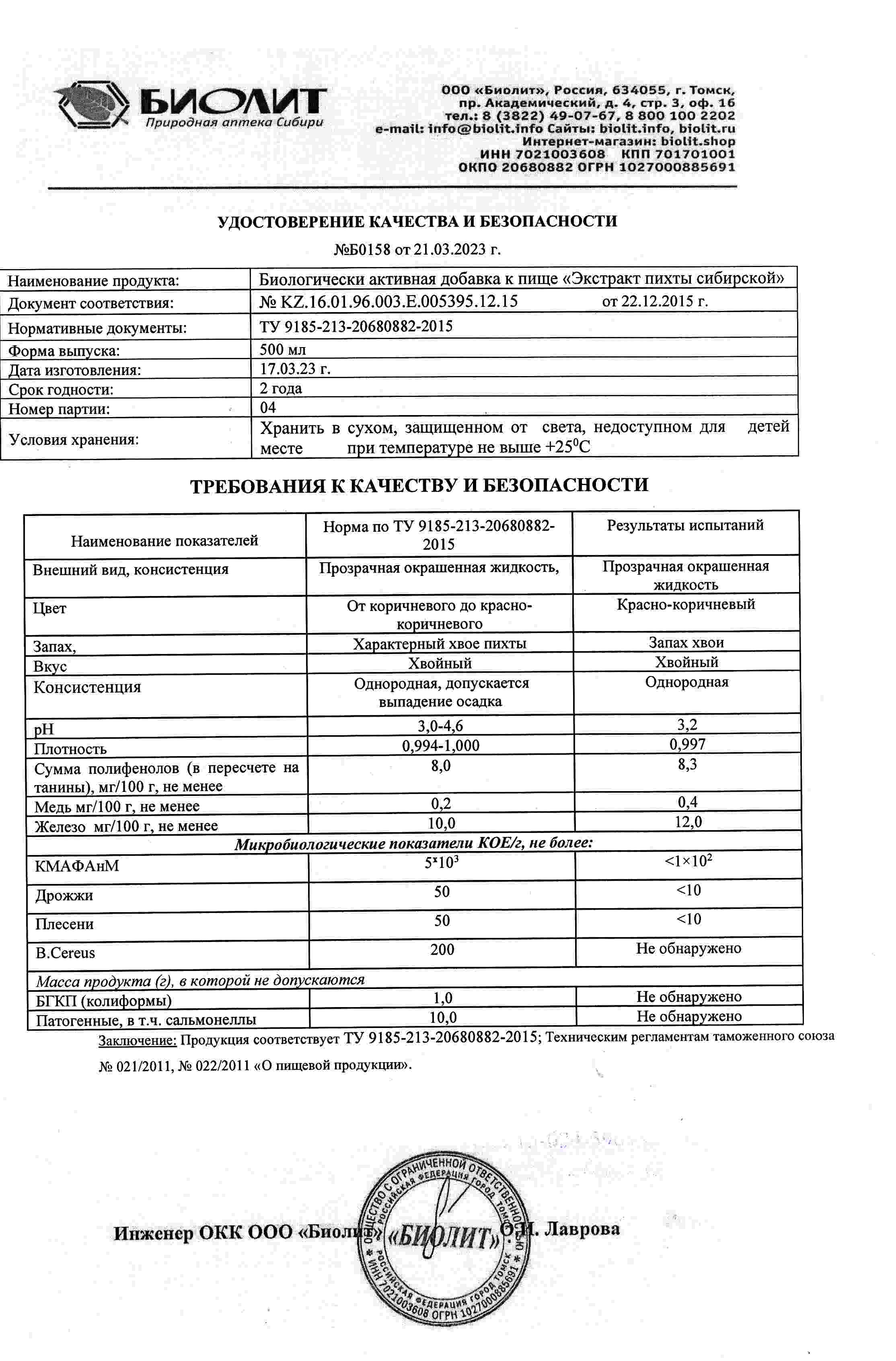 Паспорт №032023